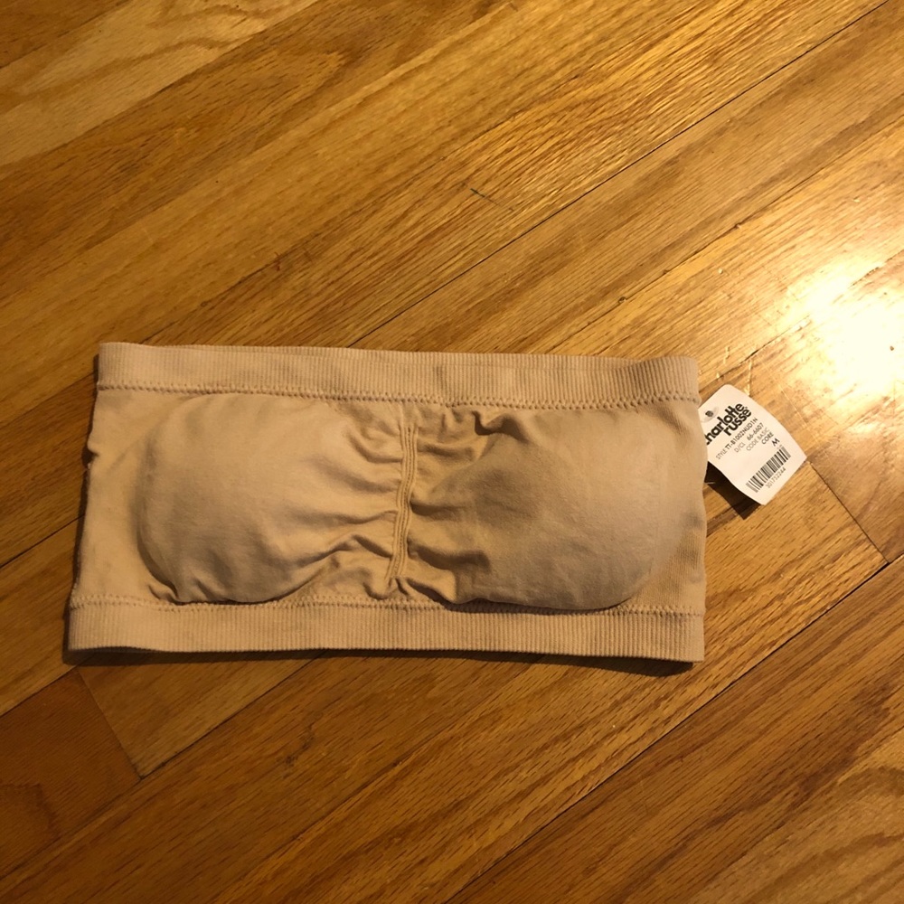 Tan bandeau by Charlotte Russe!
